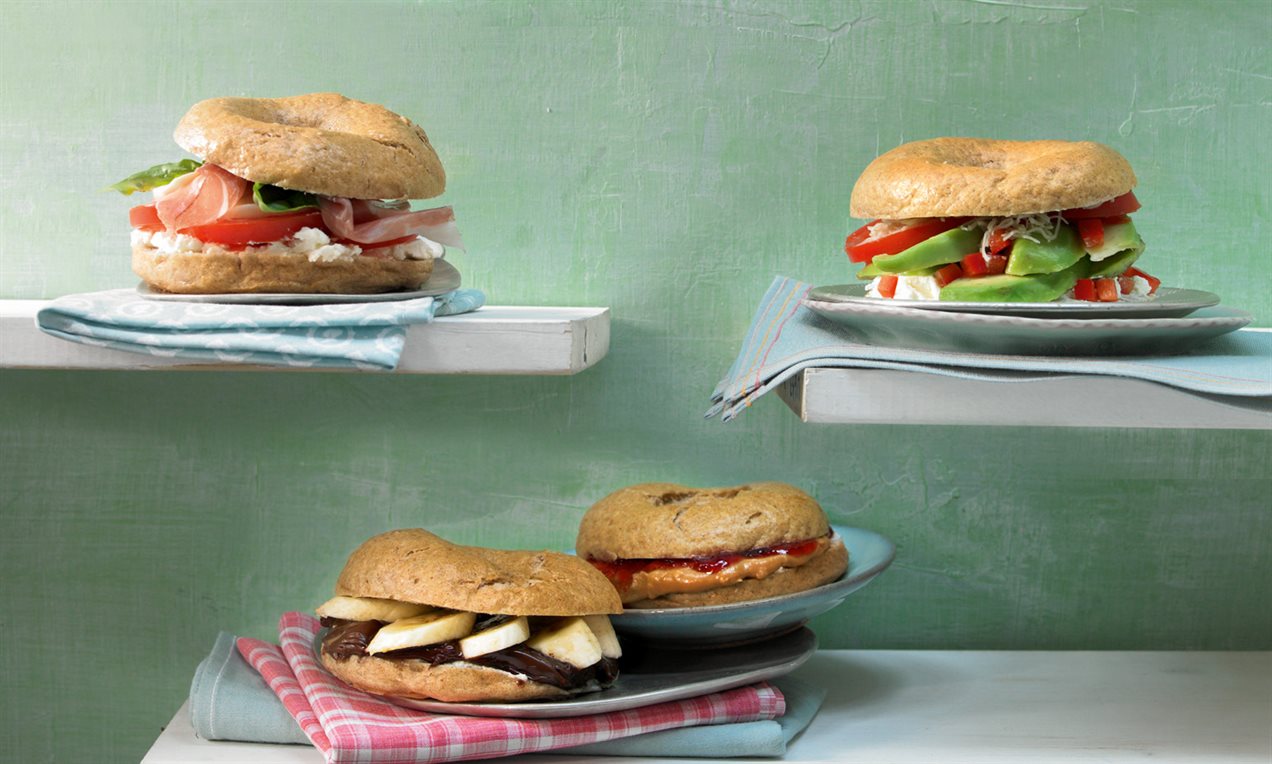 Bagels belegen Rezept | Dr. Oetker Bagels belegen Rezept | Dr. Oetker