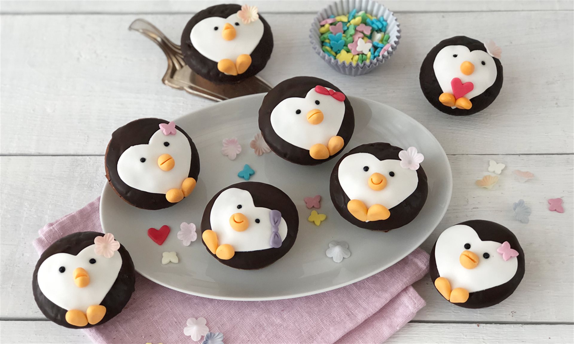 Pinguin-Muffins Rezept | Dr. Oetker