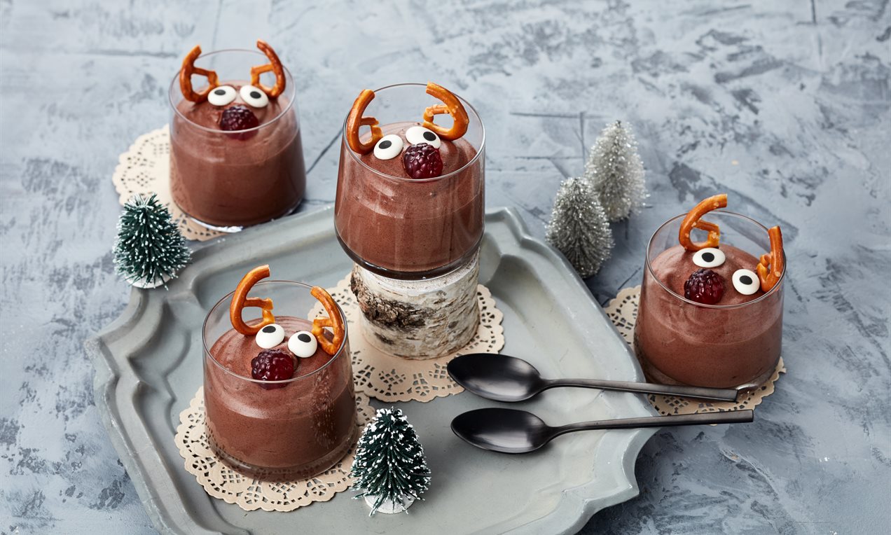 Weihnachtliches Rentier-Dessert Rezept | Dr. Oetker Weihnachtliches Rentier-Dessert Rezept | Dr. Oetker