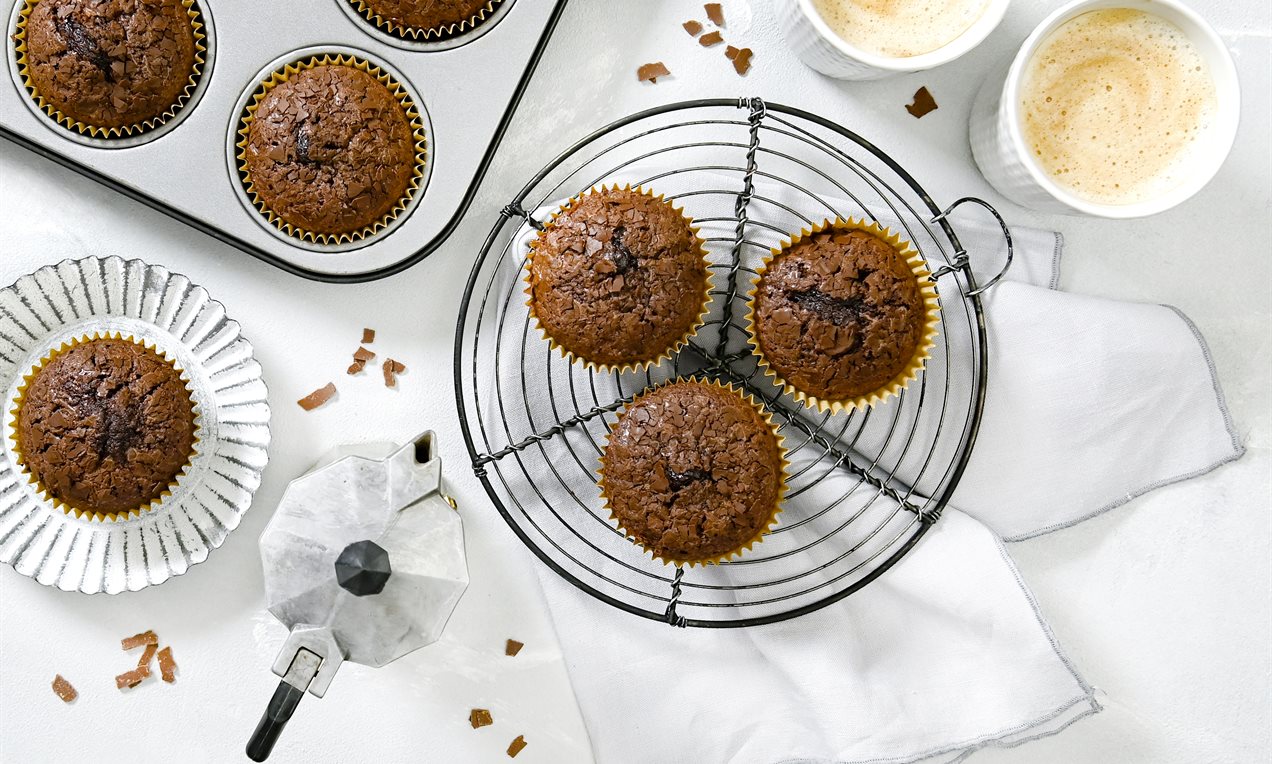 Brownie-Muffins Rezept | Dr. Oetker