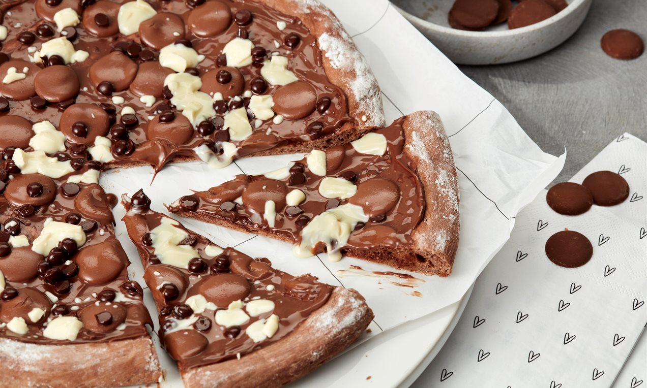Schoko Pizza Rezept Dr. Oetker