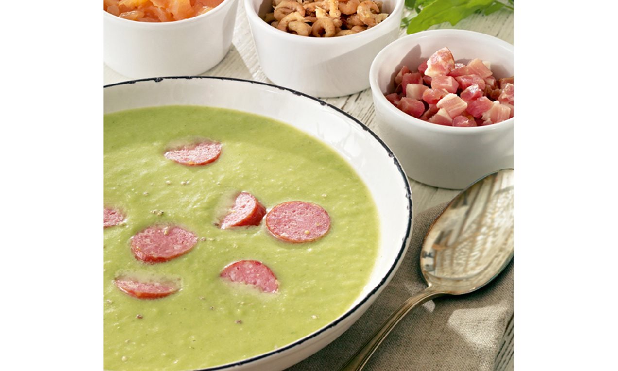 Leichte Erbsen-Kartoffel-Suppe Rezept | Dr. Oetker