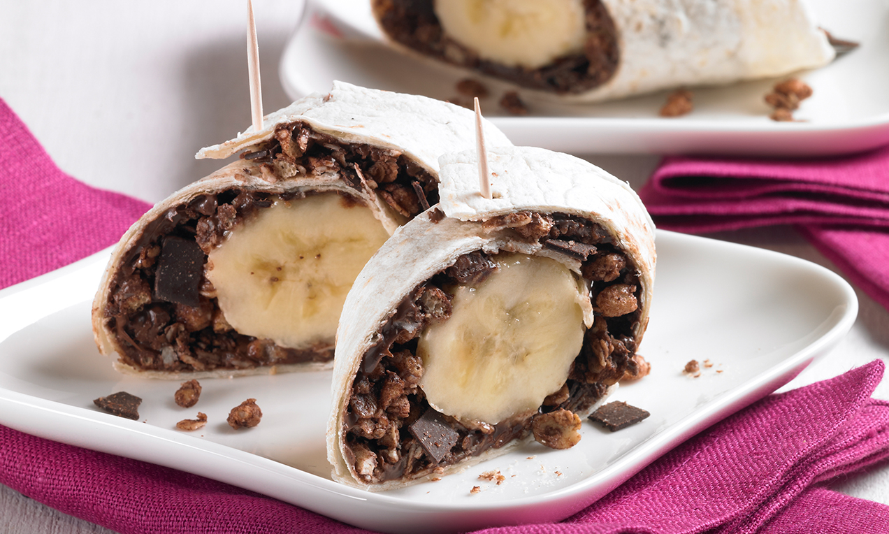 Schoko-Bananen-Wrap Rezept | Dr. Oetker