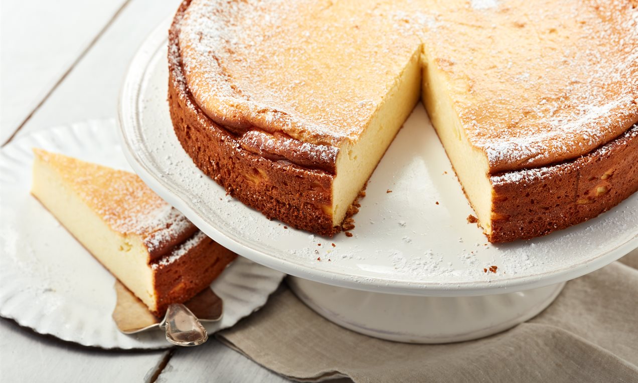 Käsekuchen Ohne Boden Mit Grieß Vom Blech Käsekuchen ohne Boden mit Pudding Rezept | Dr. Oetker