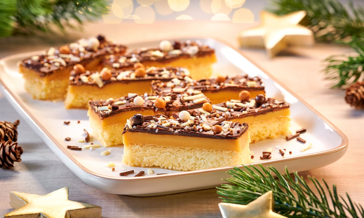 Schoko-Karamell-Shortbread Rezept | Dr. Oetker
