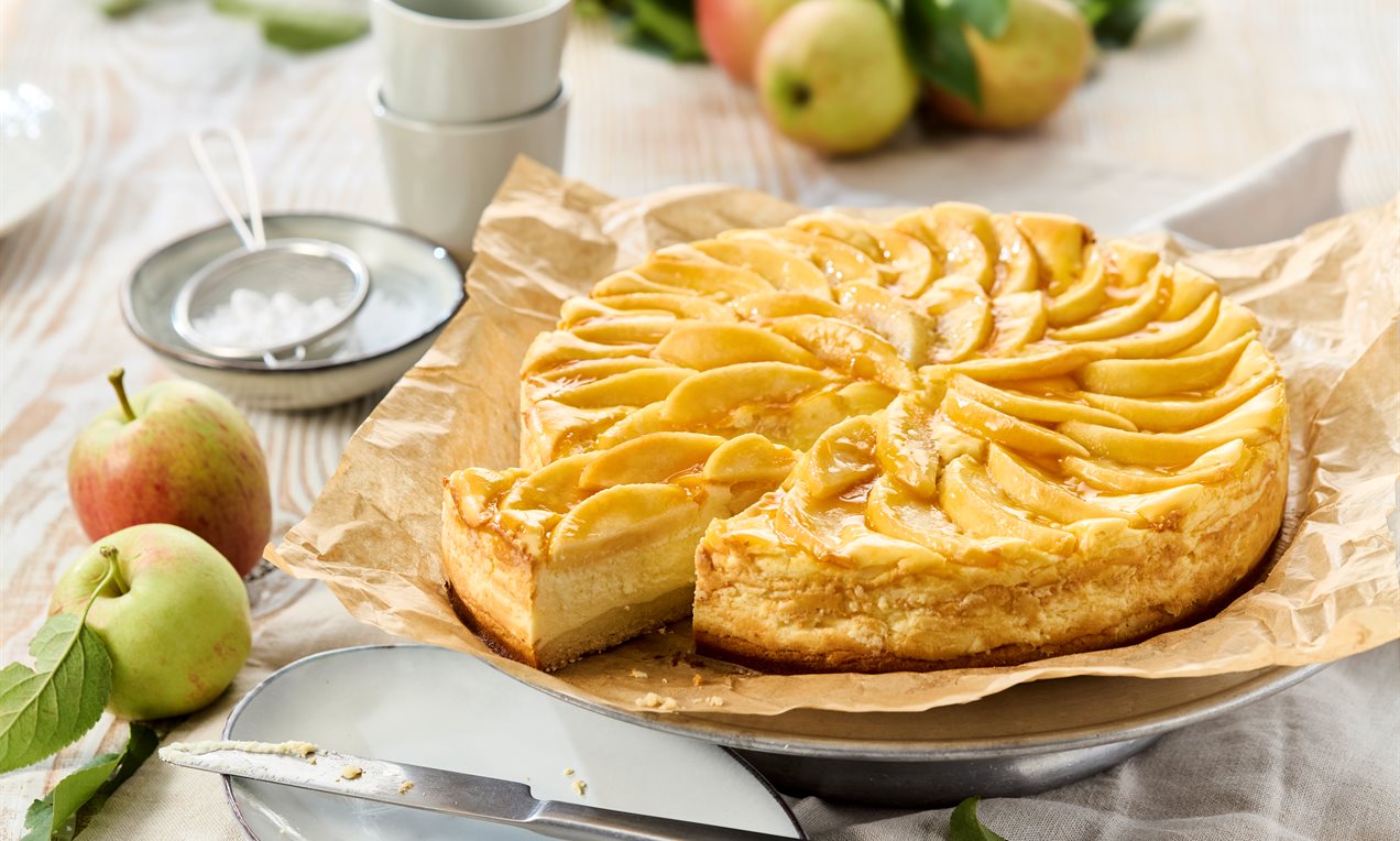 Apfelkuchen mit Quark Rezept | Dr. Oetker