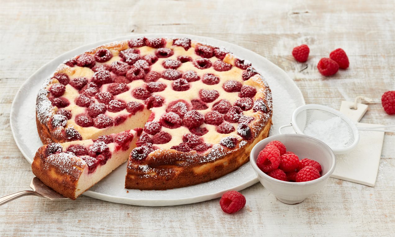 Käsekuchen mit Himbeeren Rezept | Dr. Oetker Käsekuchen mit Himbeeren Rezept | Dr. Oetker