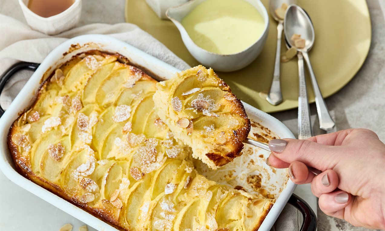 Quarkauflauf mit Äpfeln Rezept | Dr. Oetker