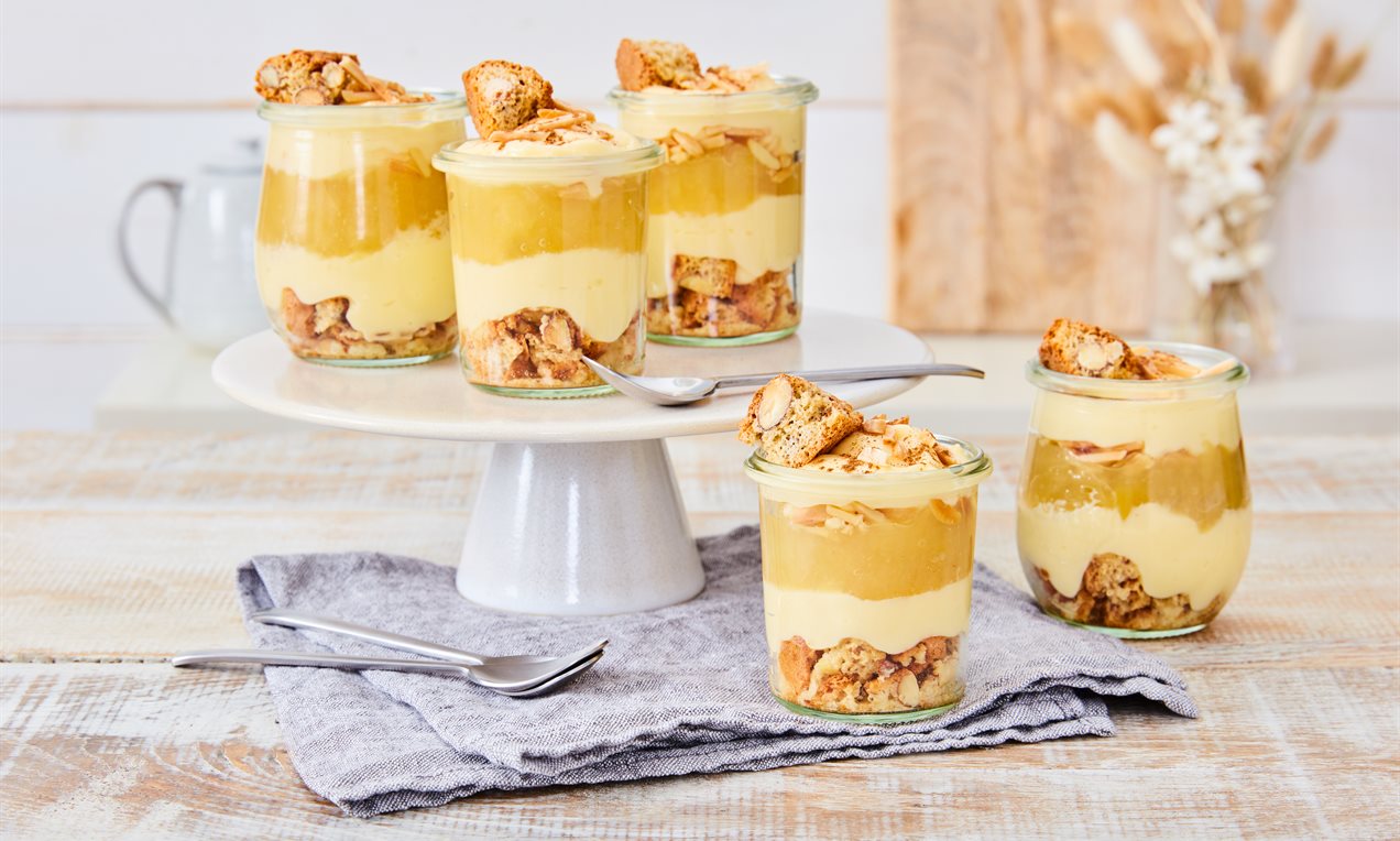 Apfel-Vanille-Becher Rezept | Dr. Oetker Apfel-Vanille-Becher Rezept | Dr. Oetker