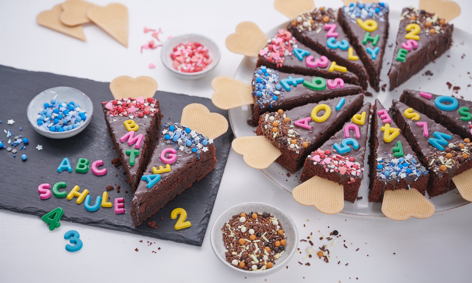 Schultüten-Kuchen