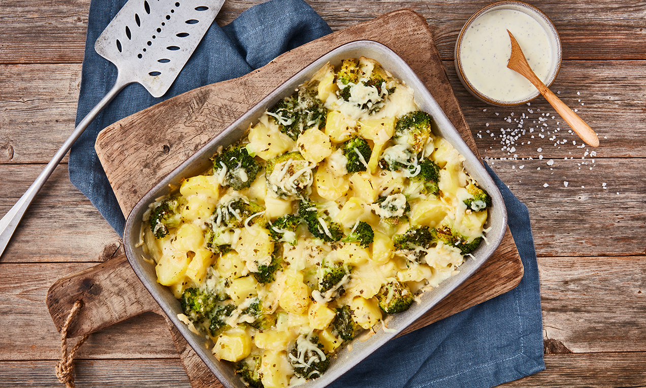 Brokkoliauflauf mit Kartoffeln Rezept | Dr. Oetker