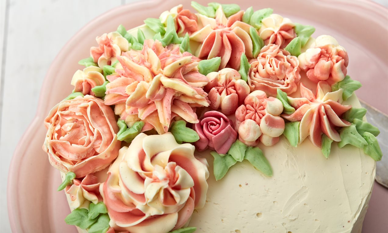 Picture - Zauberhafte Blüten-Torte QF 9121