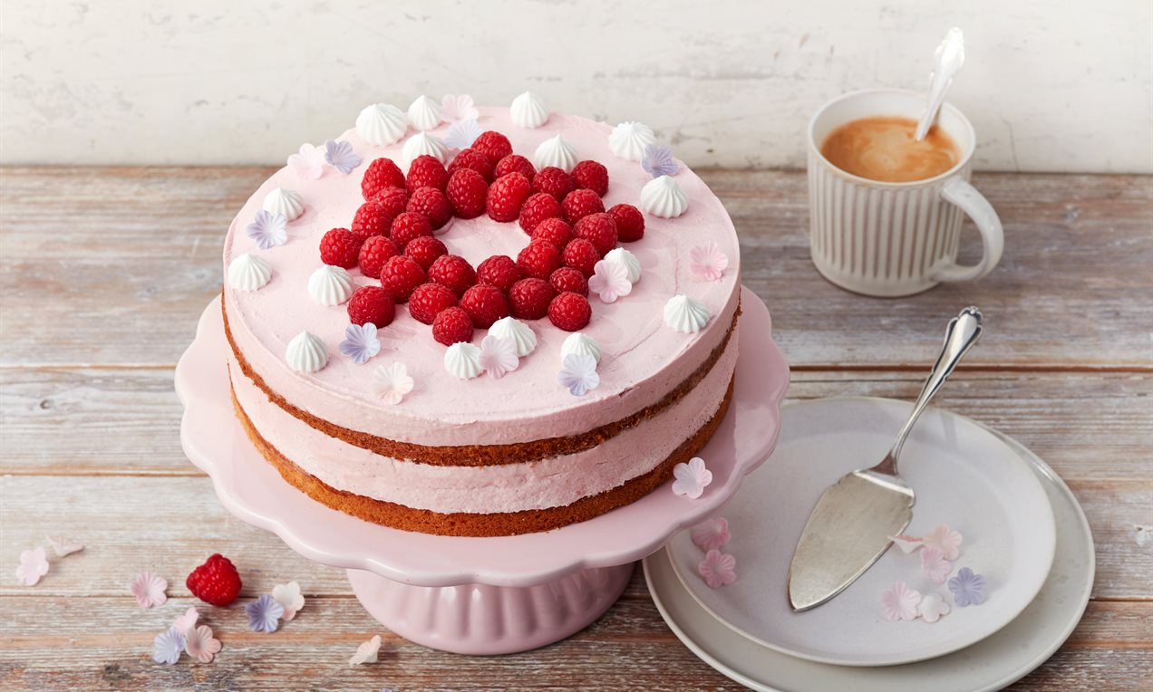 Himbeer-Joghurt-Torte Rezept | Dr. Oetker