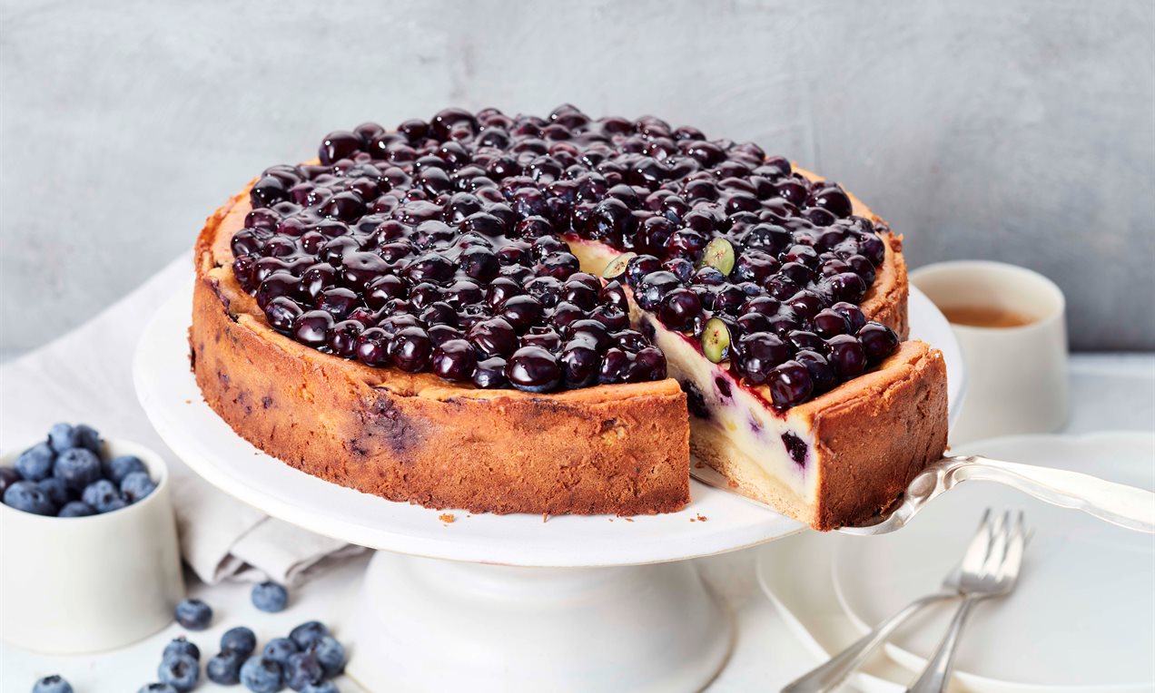 Blaubeerkuchen mit Quark Rezept | Dr. Oetker