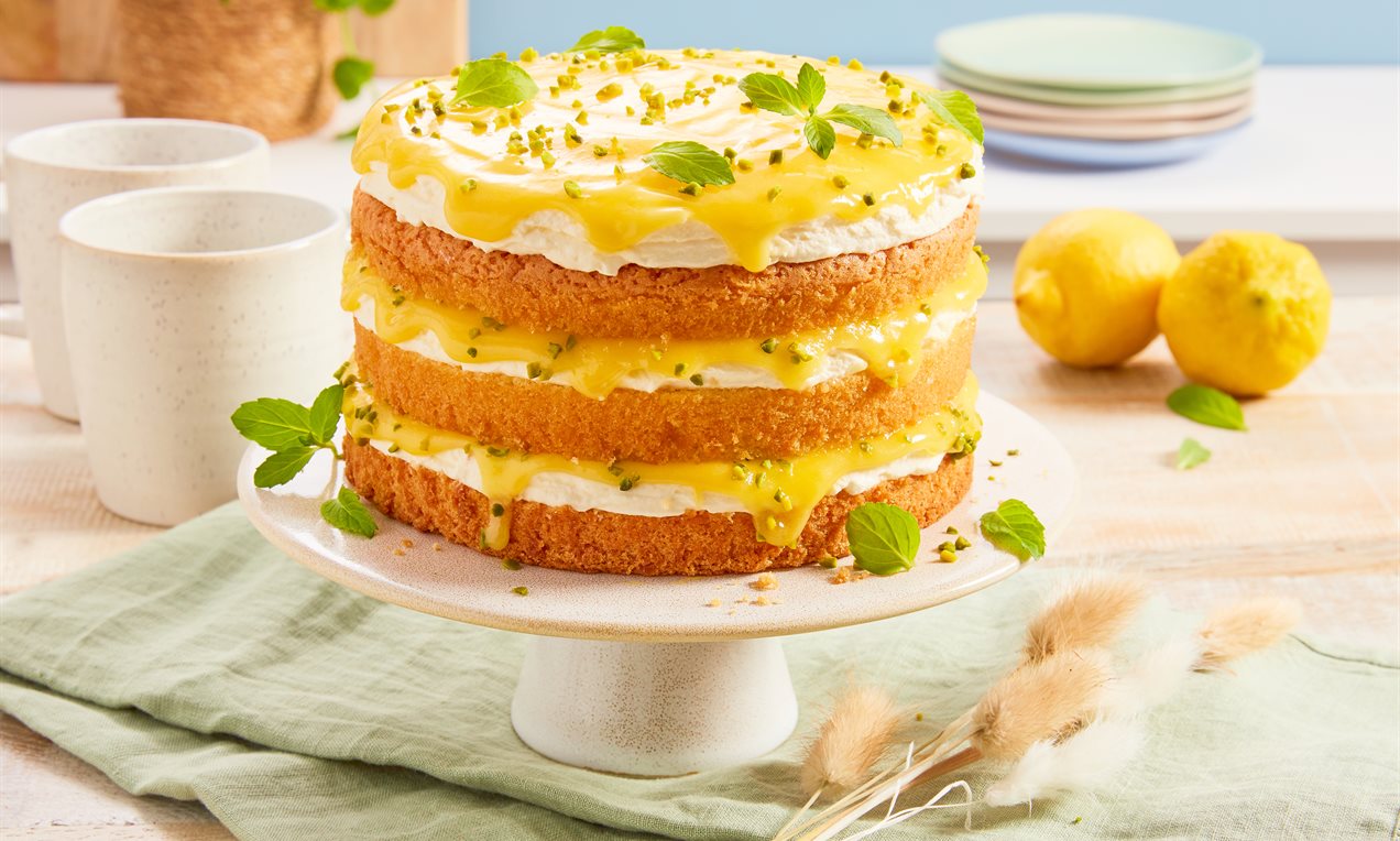 Picture - Lemon Curd Naked Cake
