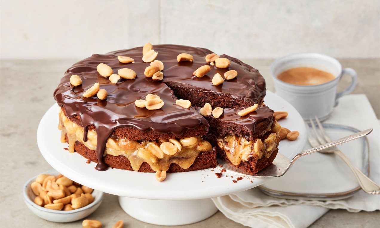 Erdnuss-Schoko-Kuchen Rezept | Dr. Oetker