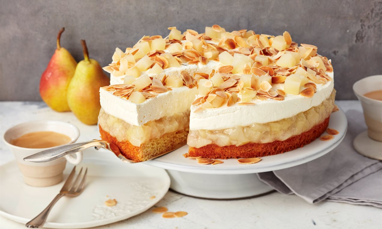 Birnentorte Rezept | Dr. Oetker Birnentorte Rezept | Dr. Oetker