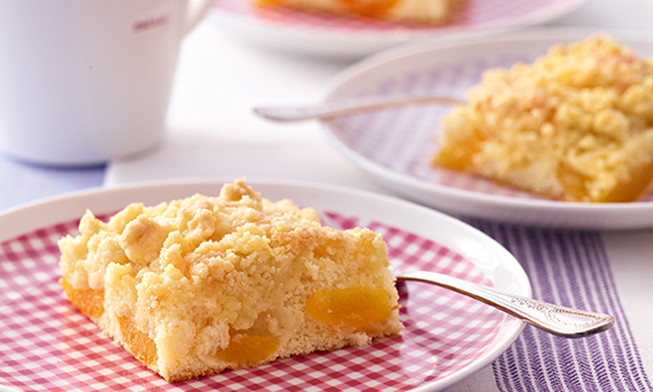 Aprikosen-Streuselkuchen Rezept | Dr. Oetker Aprikosen-Streuselkuchen Rezept | Dr. Oetker