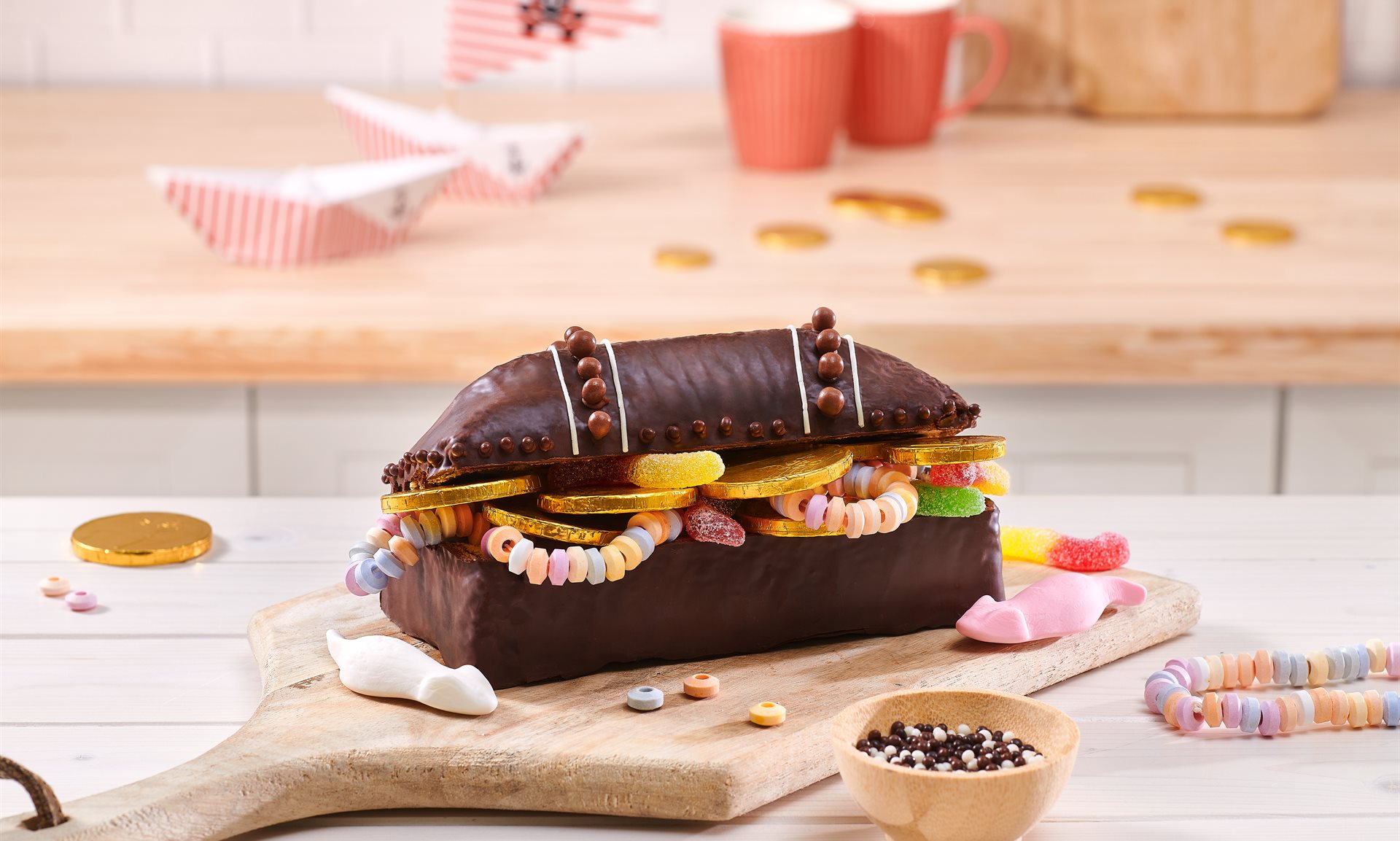 Schatztruhe-Kuchen