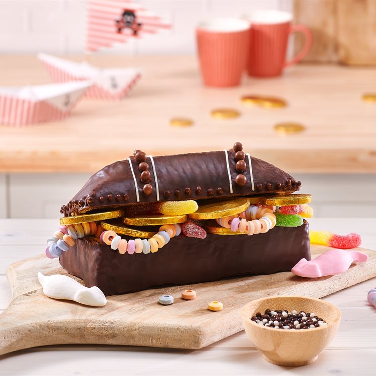 Schatztruhe-Kuchen