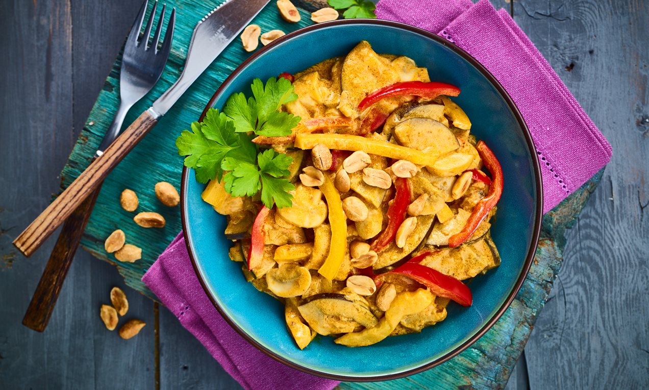 Veganes Gemüsecurry Rezept | Dr. Oetker