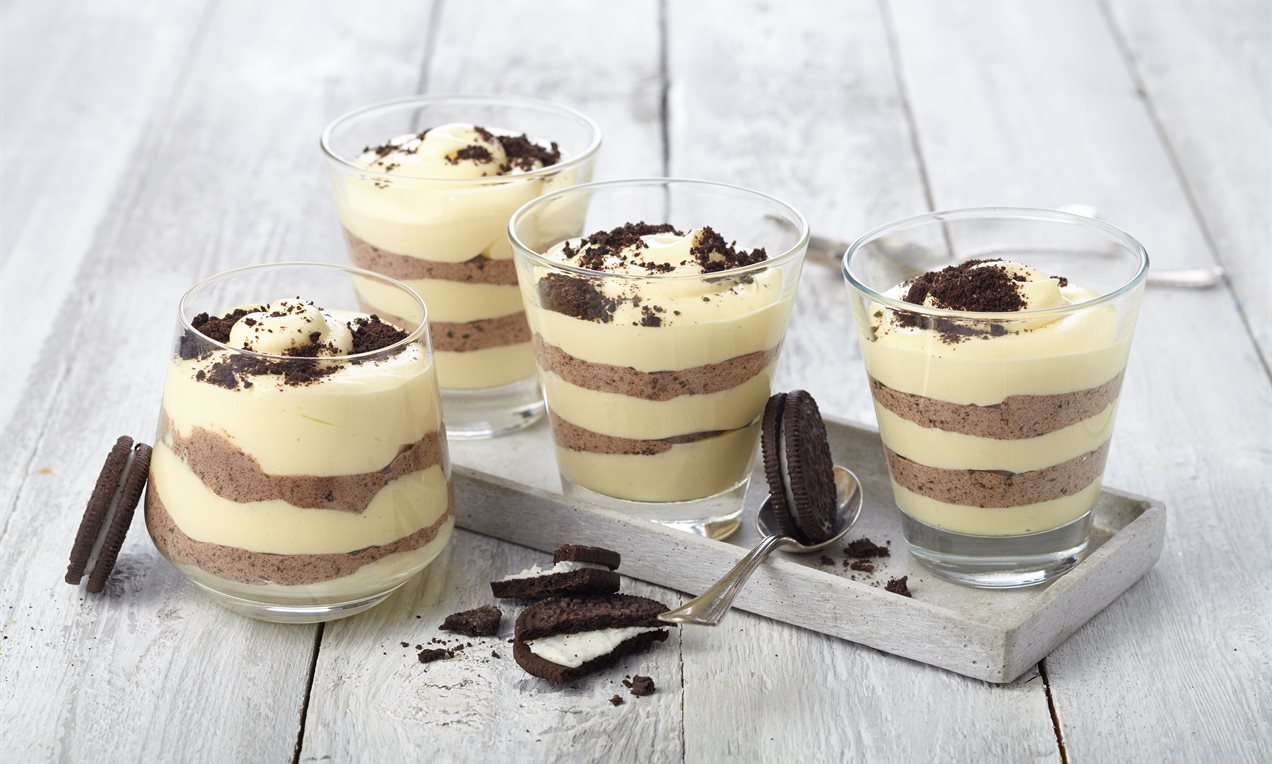 Oreo®-Schicht-Dessert Rezept | Dr. Oetker