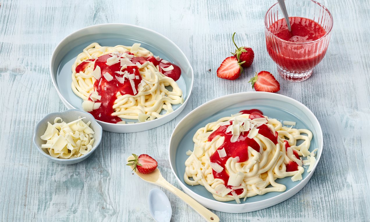Spaghetti-Eis Rezept | Dr. Oetker