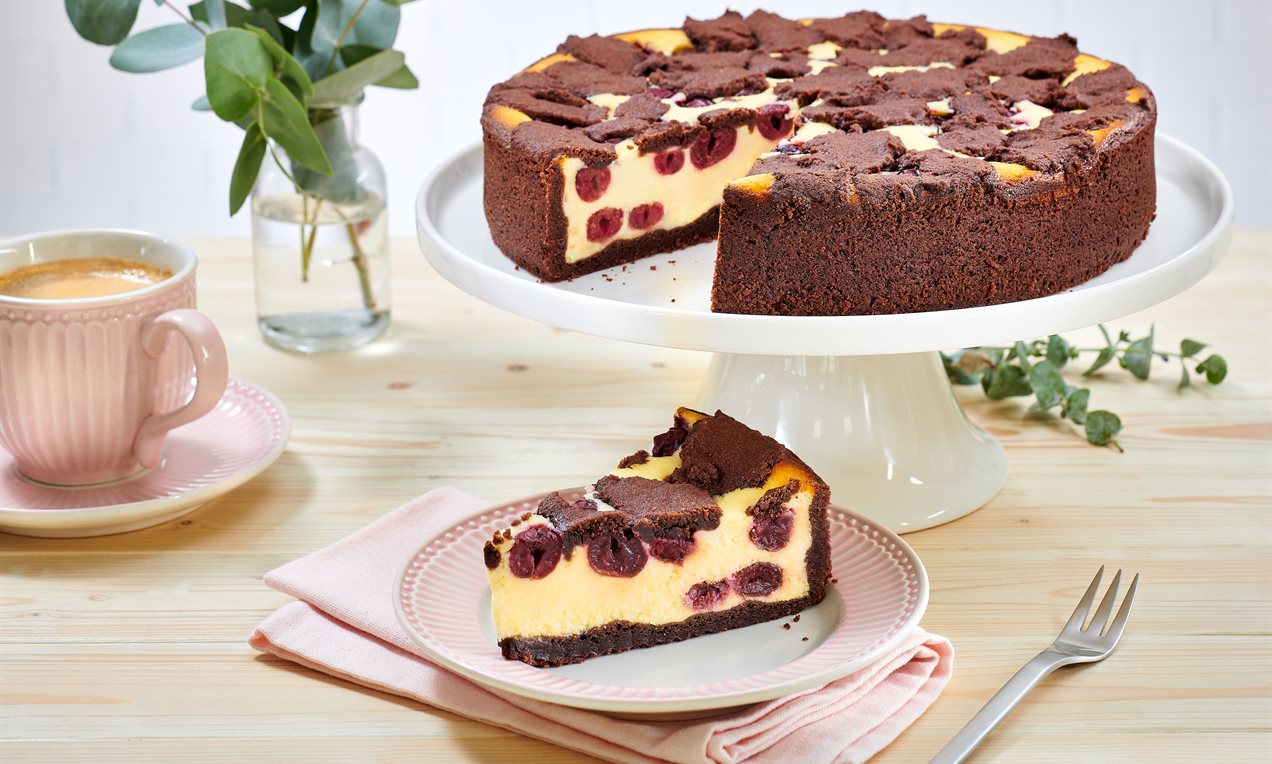 Russischer Zupfkuchen mit Kirschen Rezept | Dr. Oetker