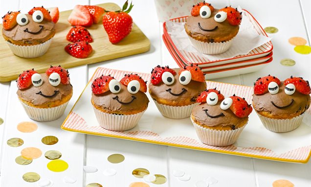 Marienkäfer-Muffins Rezept | Dr. Oetker