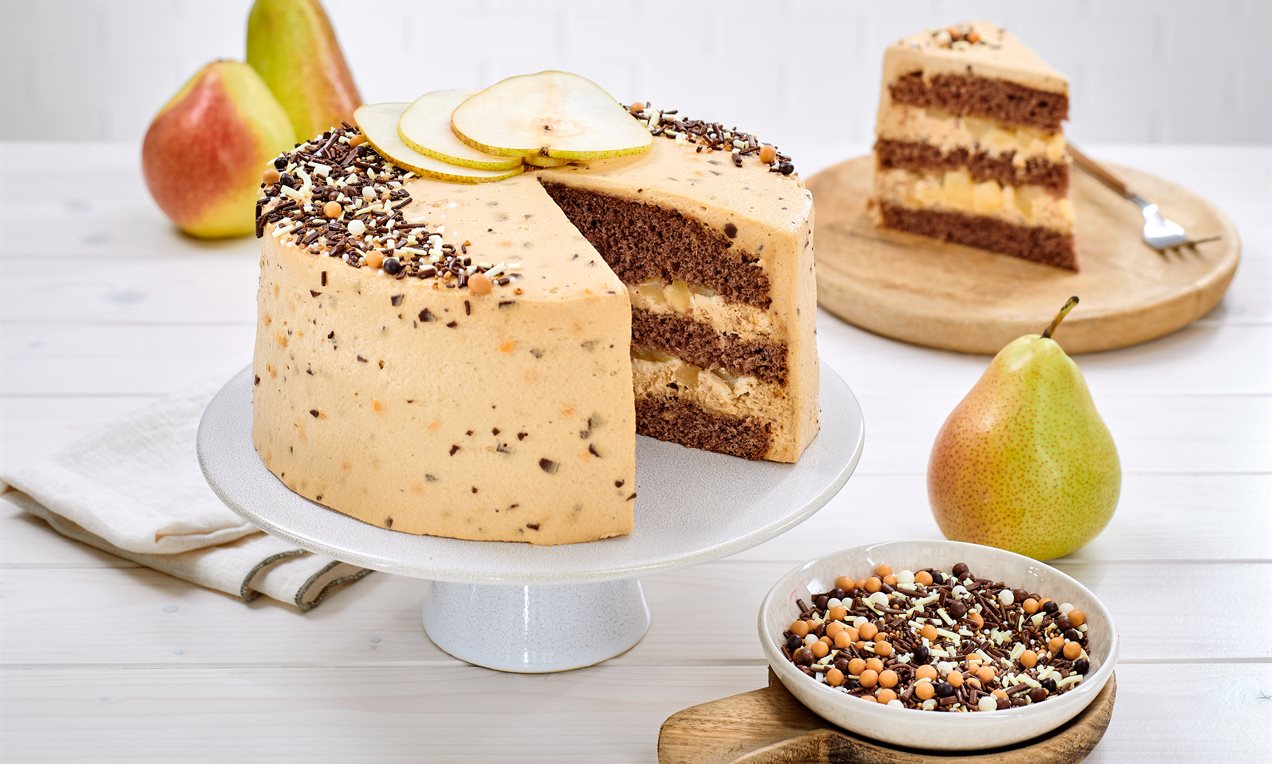 Schoko-Karamell-Birnenkuchen Rezept | Dr. Oetker Schoko-Karamell-Birnenkuchen Rezept | Dr. Oetker