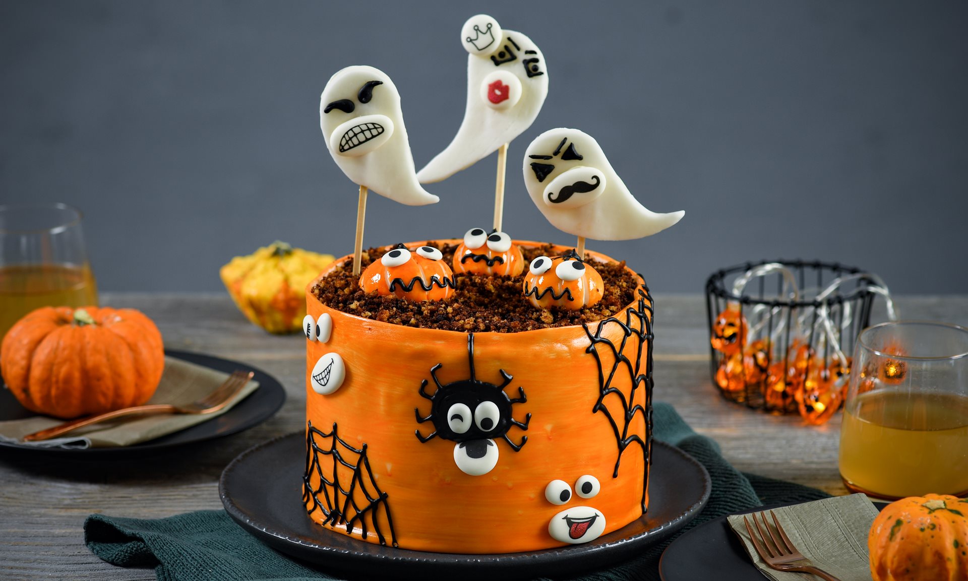 coole Halloween Kuchen