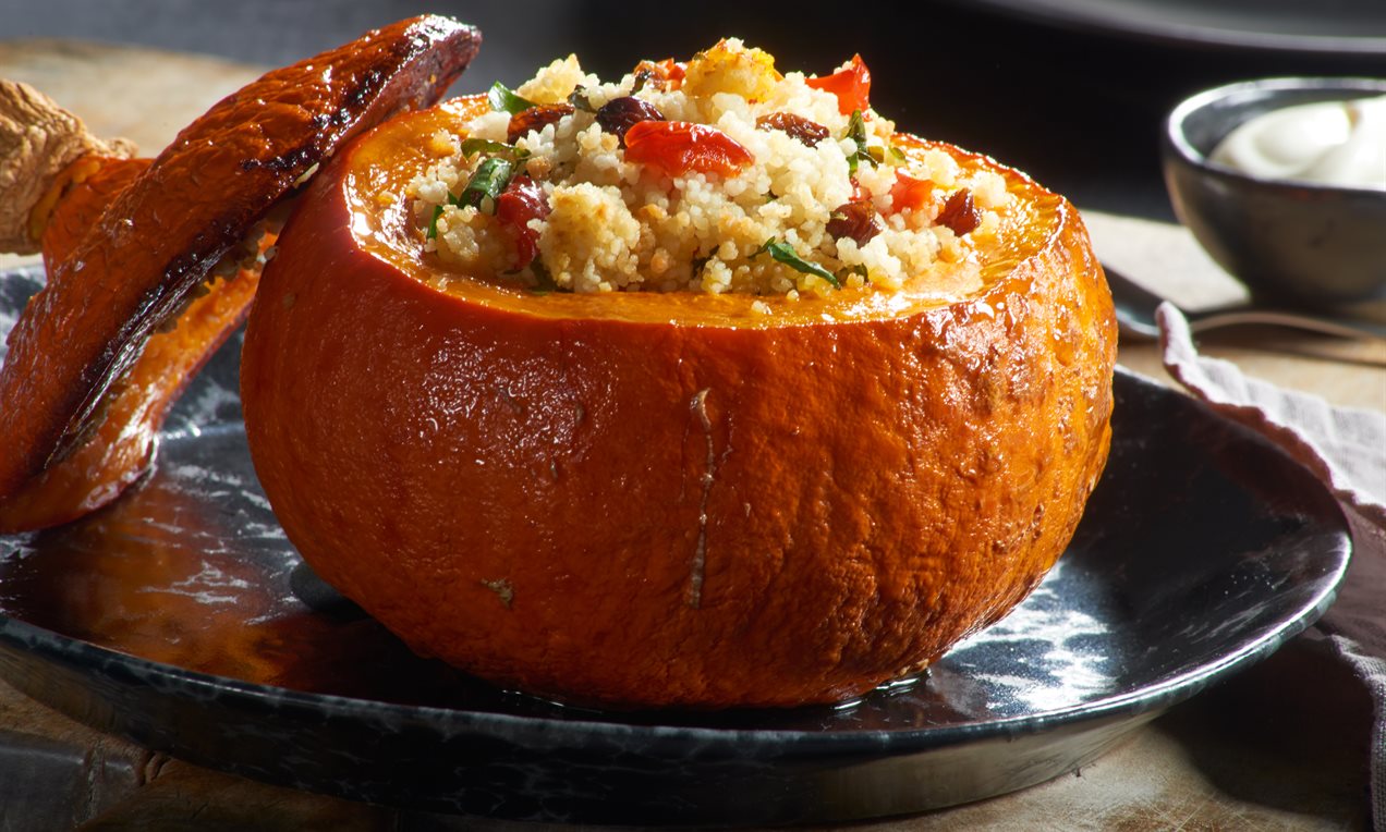 Rezept Gefüllter Kürbis Vegetarisch