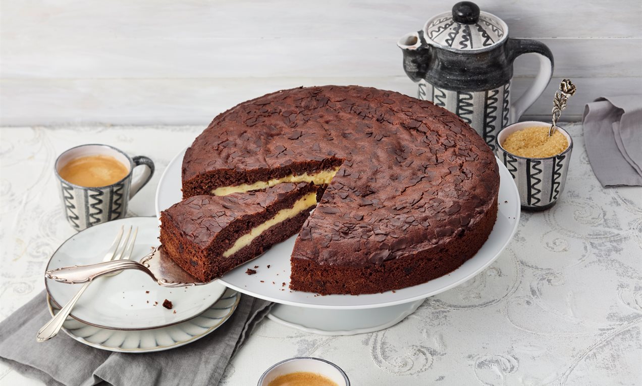 Schokokuchen mit Pudding Rezept | Dr. Oetker