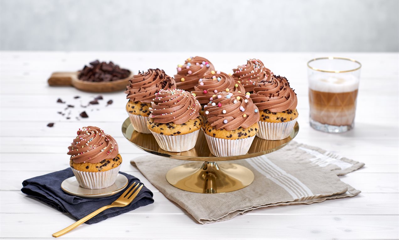Vegane Schoko-Nuss-Cupcakes Rezept | Dr. Oetker Vegane Schoko-Nuss-Cupcakes Rezept | Dr. Oetker
