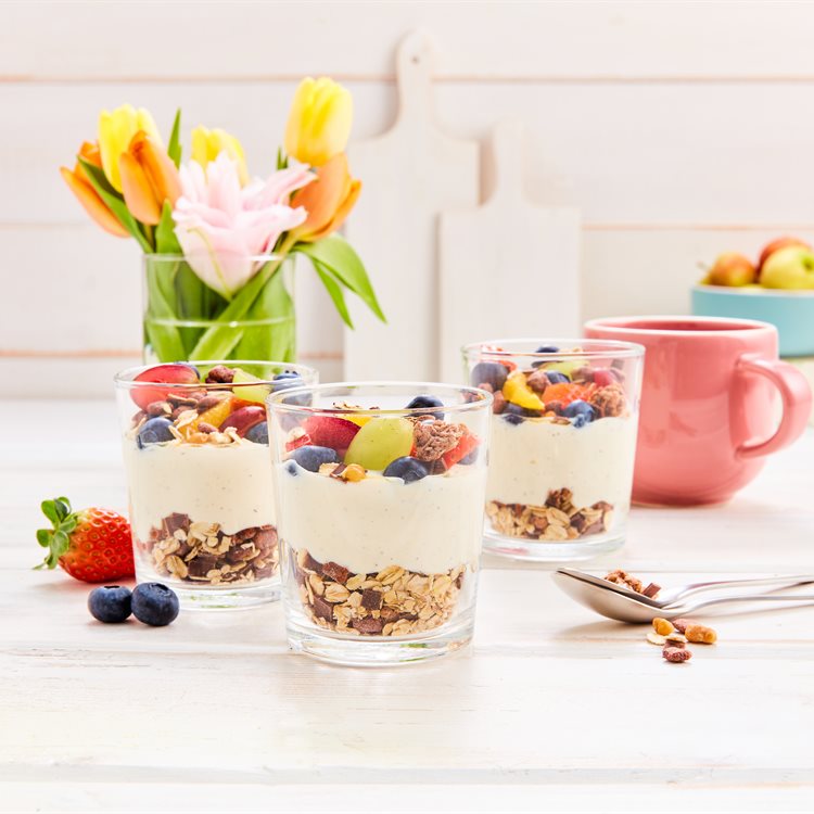 Schichtjoghurt im Glas
